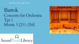 Bartok Concerto For Orchestra 5 Mvmt. Tpt 1 211-254