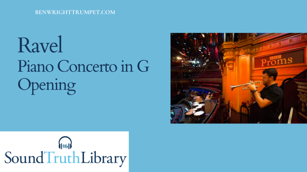 Ravel Gm Major Concerto Mvt. 1 Opening